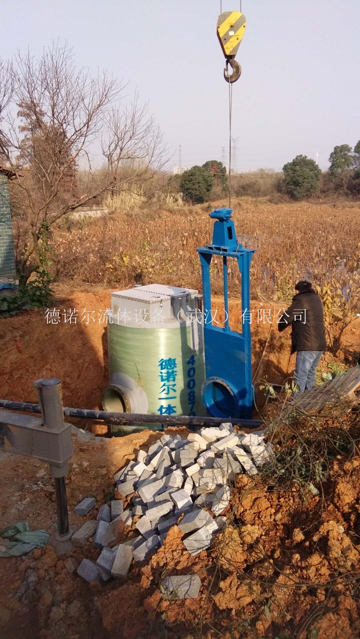 東湖綠道一體化泵站安裝現(xiàn)場2